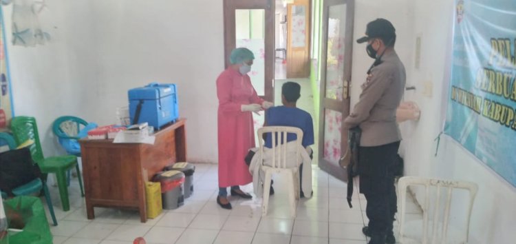 Dapat Pengamanan Polres TTU, Vaksin Tahap II Hari ini Capai 1.739 Orang