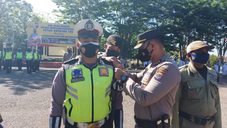 Kapolres TTU Pimpin Apel Gelar Pasukan Patuh 2021