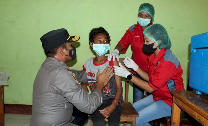 Percepatan Vaksinasi, Kapolres TTU Bagi Tiga Zona Kerja