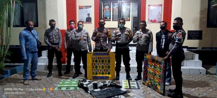 Basmi Penyakit Masyarakat, Polres TTU Grebek Judi Bola Guling di Sasi
