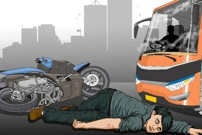 Lakalantas di Oenopu, Lantas Polres TTU Turun Olah TKP