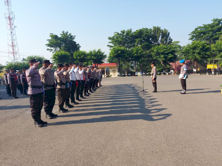 Jajaran Polsek Polres TTU Sosialisasi Perilaku Netralitas Anggota Polri dalam Tahapan Pemilu 2024