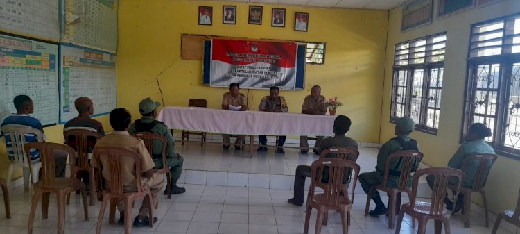 Bhabinkamtibmas Tubuhue dan Sasi Gelar Penyuluhan Serta Himbauan Kamtibmas Jelang Pemilu 2024