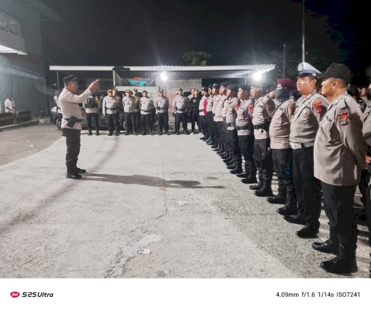 Polres TTU Kerahkan 206 Personel Amankan Debat Publik Tahap 3 Paslon Bupati TTU