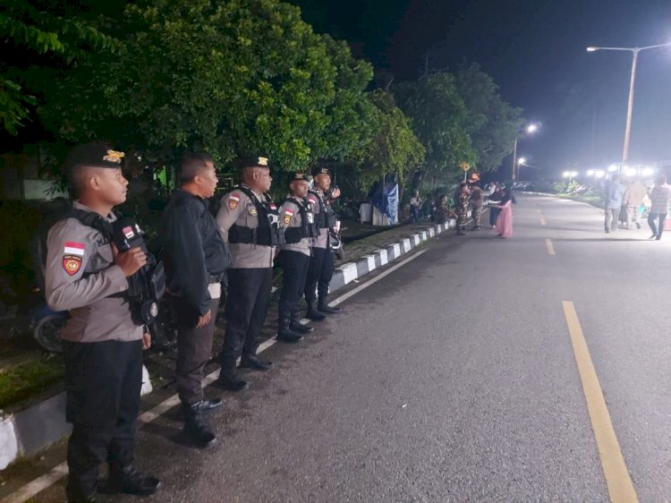 Polres TTU Tingkatkan Sinergitas dengan Masyarakat dalam Pengamanan Isra Mi'raj di Kefamenanu