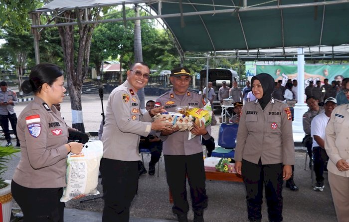 Wakapolres TTU Pimpin Kegiatan Bazar Ramadhan Polri Presisi 2025