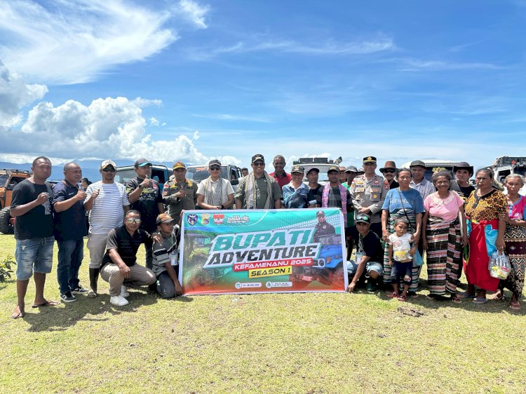 Pengamanan Ketat Polres TTU Sukseskan Pembukaan Bupati Adventure Offroad Season 1 di Nefotunnoe