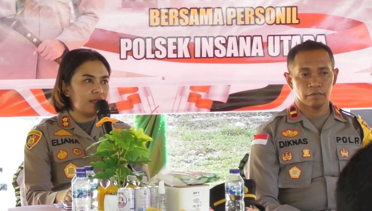 Kunjungan Kapolres di Polsek Insana Utara, Tegaskan Kamtibmas untuk Dukung Minat Investor