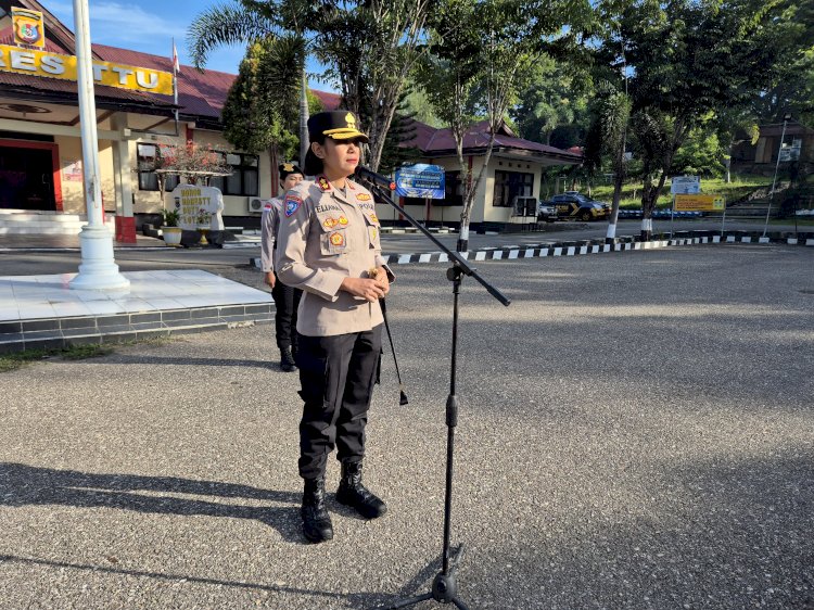 Kapolres TTU Tekankan Profesionalisme dan Pelayanan Maksimal Kepada Masyarakat.
