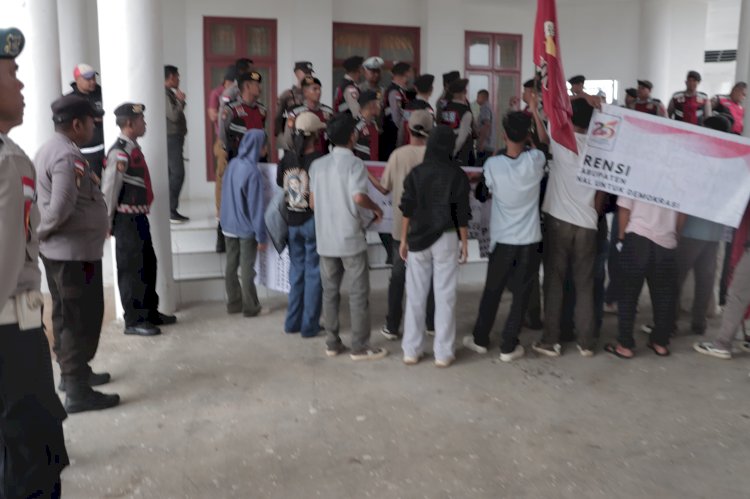 Polres TTU Sukses Amankan Aksi Unjuk Rasa pada peringatan Hari Buruh Internasional