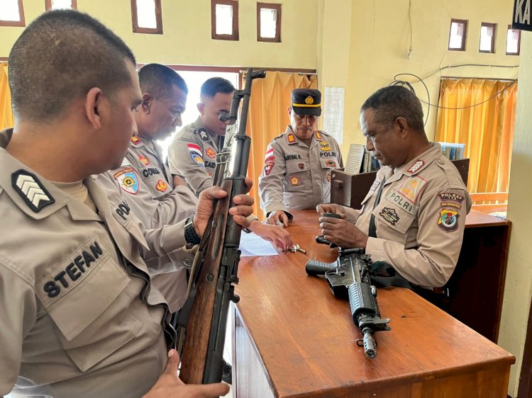 Polres TTU Verifikasi Data dan Aset Polsek Biboki Utara Jelang Sertijab Kapolsek