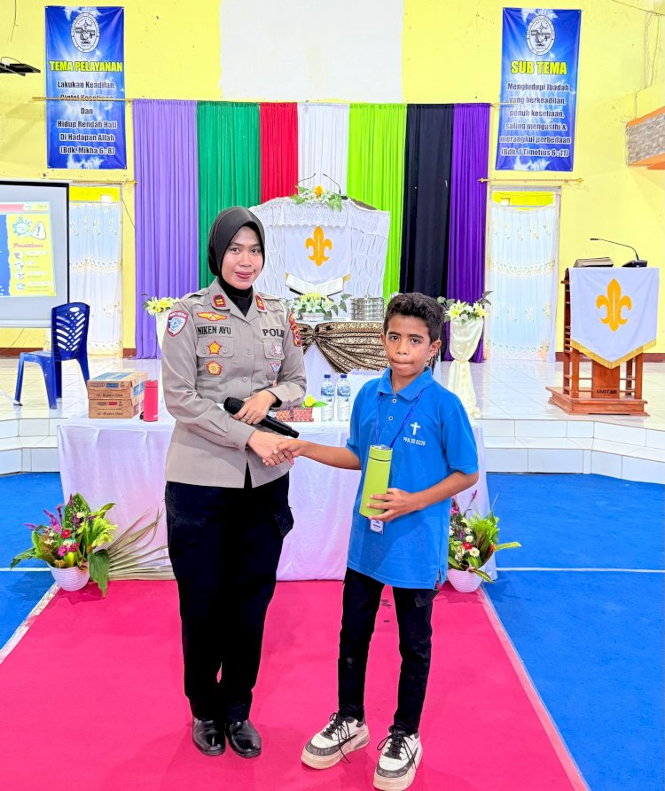 Cegah Premanisme Melalui Budaya Tertib Lalu Lintas Sejak Dini; IPTU Niken Ayu Prabandari