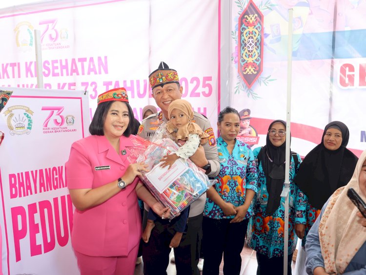 Polda Kalteng Inisiasi Gebyar Posyandu Presisi se-Kalteng, sebagai Wujud Kebersamaan, Kepedulian dan Kemanfaatan Guna Menurunkan Stunting Dengan Cepat