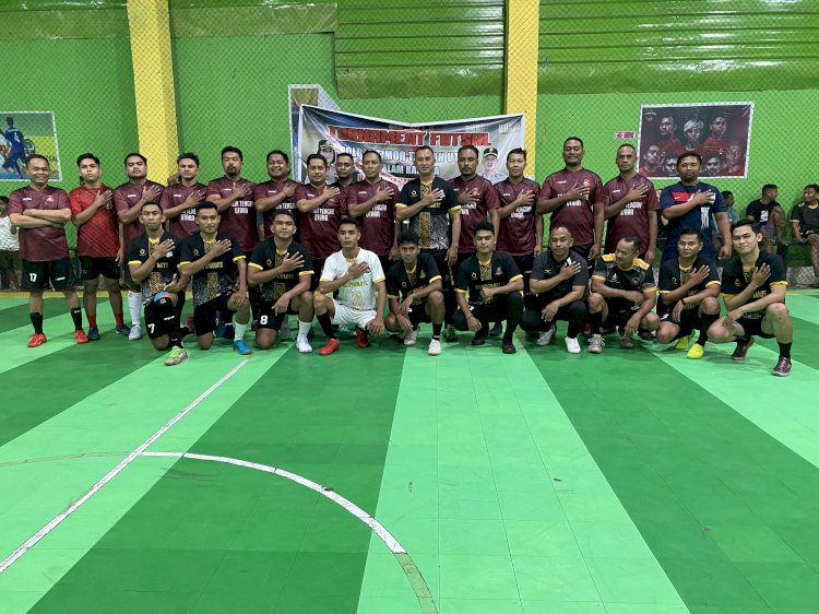 Turnamen Futsal Polres TTU Hari Ke - 2 Diwarnai Aksi Protes Kecil