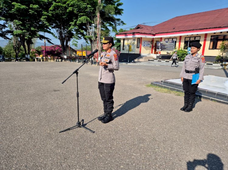 Tekankan Rasa Syukur, Kapolres TTU Ajak Personel Jalankan Tugas Penuh Keikhlasan