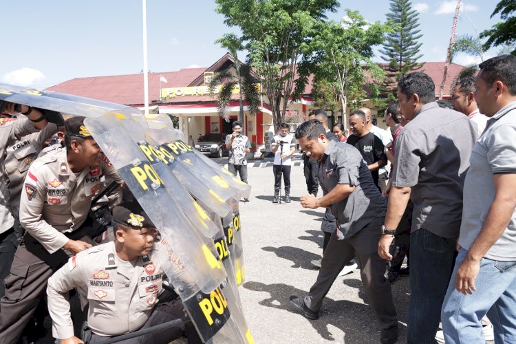 Tingkatkan Kesiapsiagaan, Polres TTU Intensifkan Latihan Dalmas