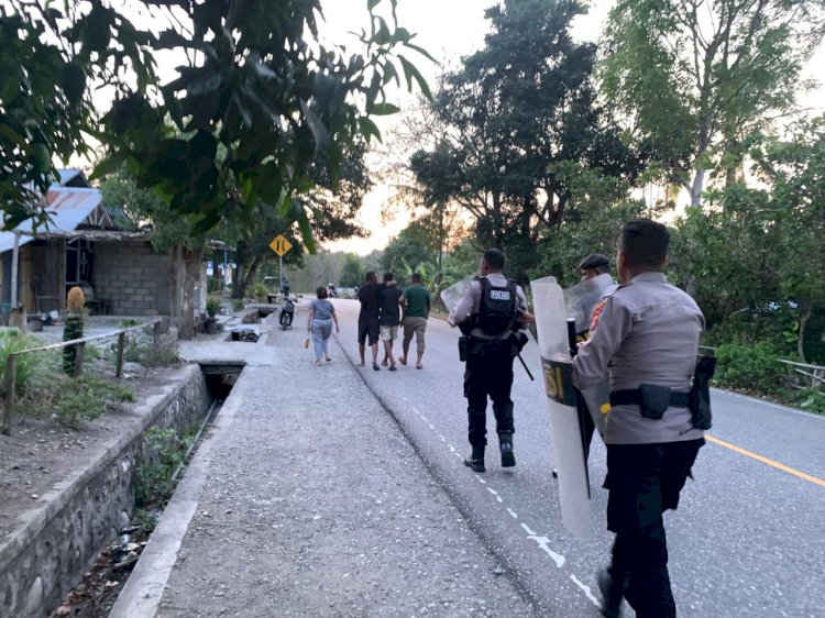 Pamapta Polres TTU Amankan ODGJ Pelaku Pengrusakan di Desa Banae