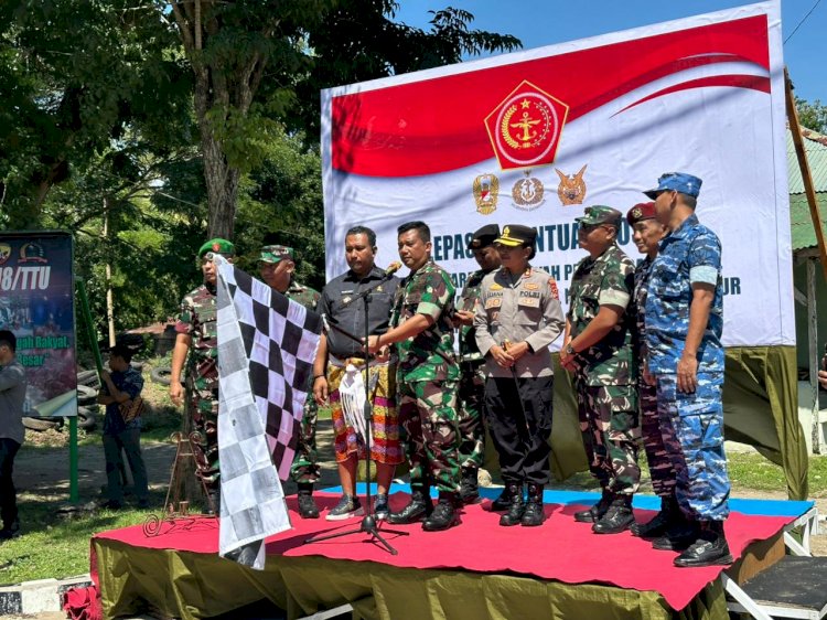BINFUNGTASWILNAS 2025: Sinergitas TNI–Polri dan Pemda Wujudkan Kepedulian di Perbatasan TTU