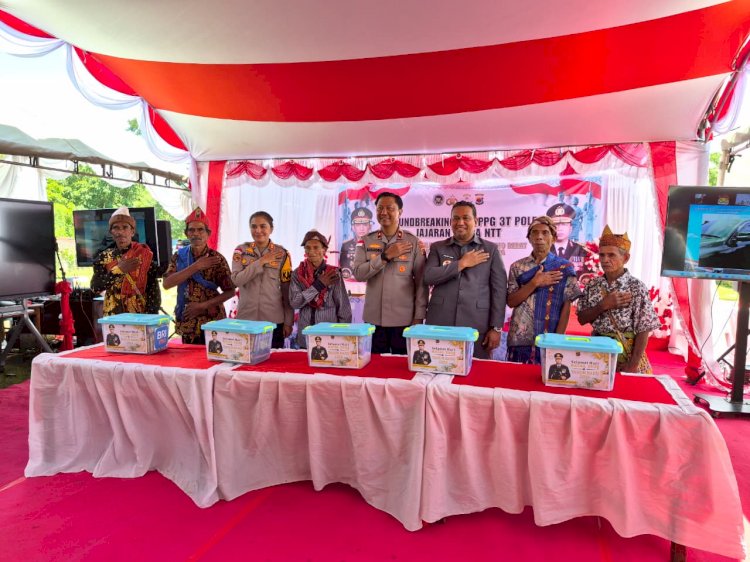 Groundbreaking SPPG 3T Polri di TTU Disambut Antusias, Dorong Gizi Anak dan Ekonomi Desa