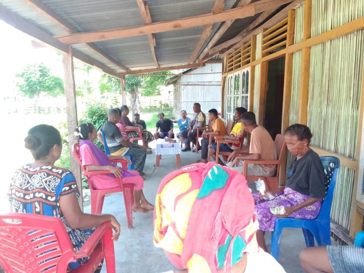 Bhabinkamtibmas Desa Nonotbatan Tingkatkan Kewaspadaan Warga Terhadap Ancaman Bencana Alam