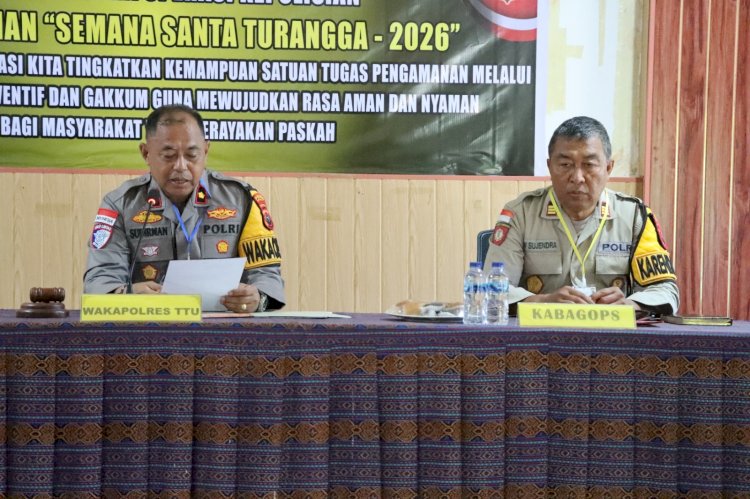 Amankan Pekan Suci, 75 Personel Polres TTU Disiagakan dalam Operasi Semana Santa Turangga 2026