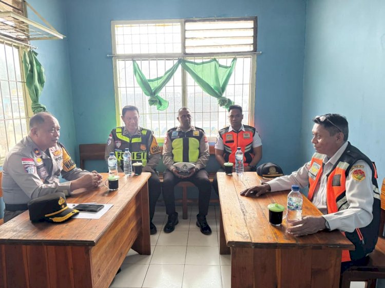 Sinergitas Polri dan Dinas Perhubungan: Wakapolres TTU Bahas Evaluasi Transportasi Publik