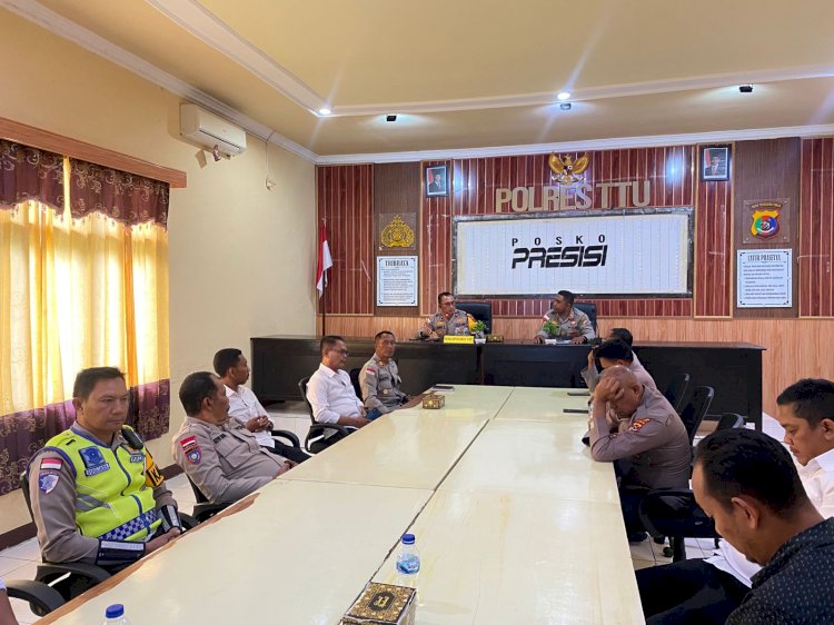 Polres TTU Gelar Anev Ops Keselamatan Turangga 2026, Evaluasi Strategis Demi Kelancaran Lalu Lintas