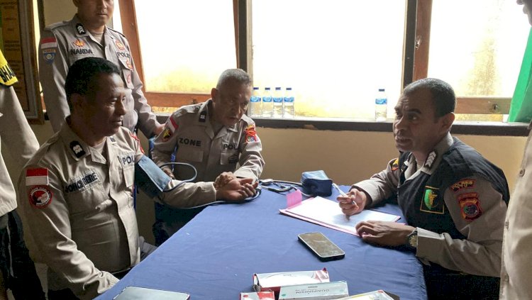 Sidokkes Polres TTU Gencarkan Pemeriksaan Kesehatan Rutin, Pastikan Personel Tetap Prima dalam Bertugas