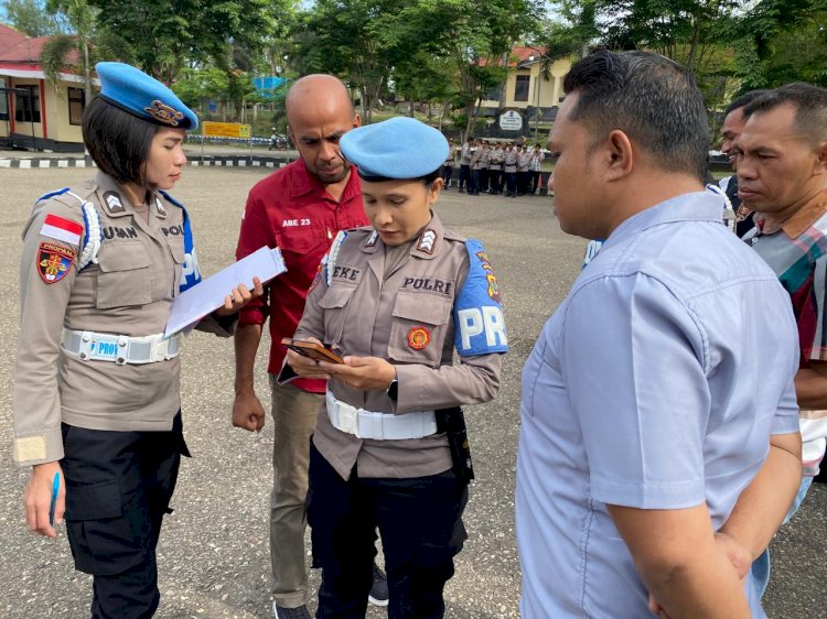 Sipropam Polres TTU Gencar Tertibkan Personel, Tegakkan Disiplin dan Profesionalisme