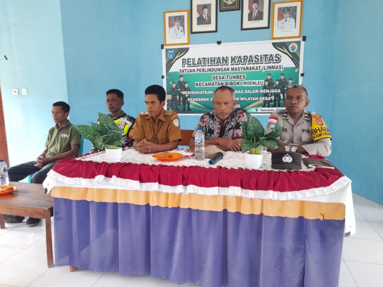 Membangun Satlinmas Tangguh, Bhabinkamtibmas Tunbes Dorong Satlinmas Jadi Teladan dan Pelindung Masyarakat