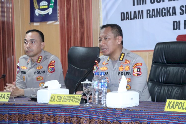 Supervisi Korbinmas Baharkam Polri di Polres TTU Polda NTT Perkuat Peran Bhabinkamtibmas