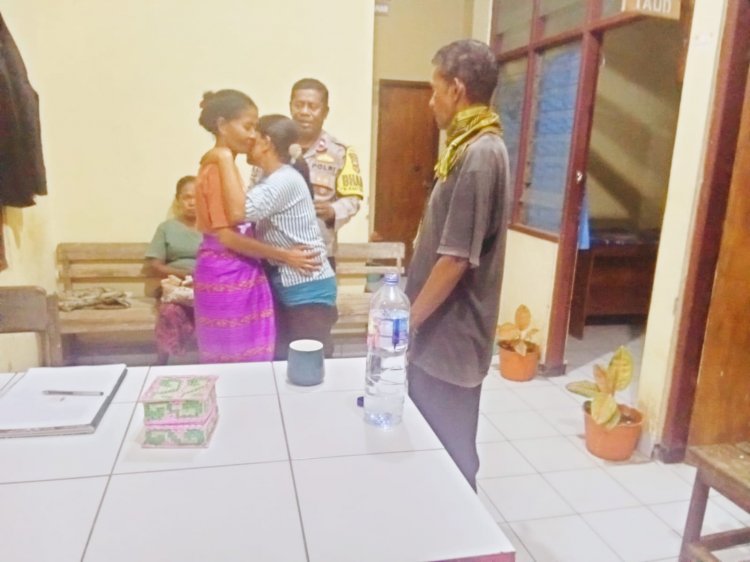 Bhabinkamtibmas Desa Motadik Berhasil Damaikan Perselisihan Dua Kakak Beradik, Wujud Polri Untuk Masyarakat
