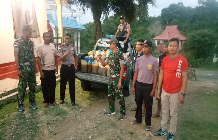 Kerja Sama TNI-Polri di Perbatasan Sukses Gagalkan Upaya Penyelundupan BBM